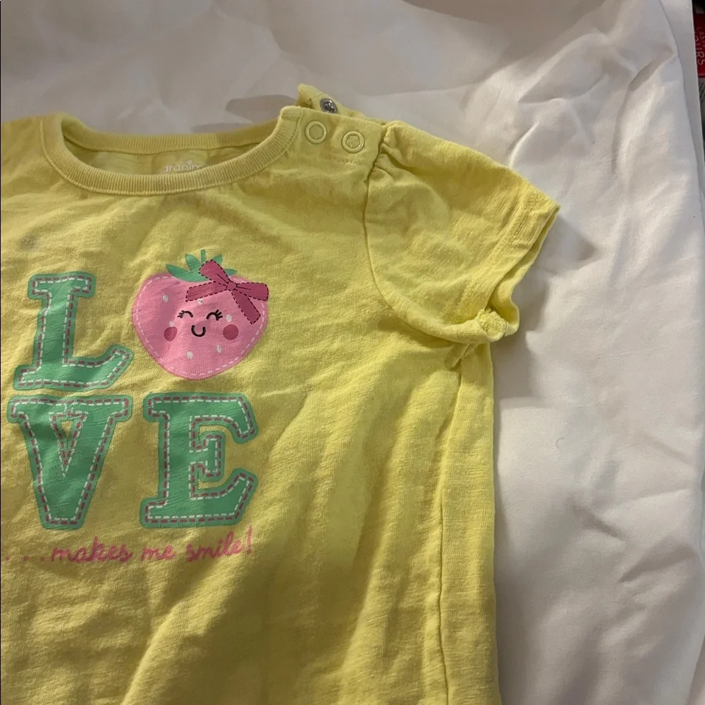 Garanimals Yellow Baby One piece with Cute Print 24 months